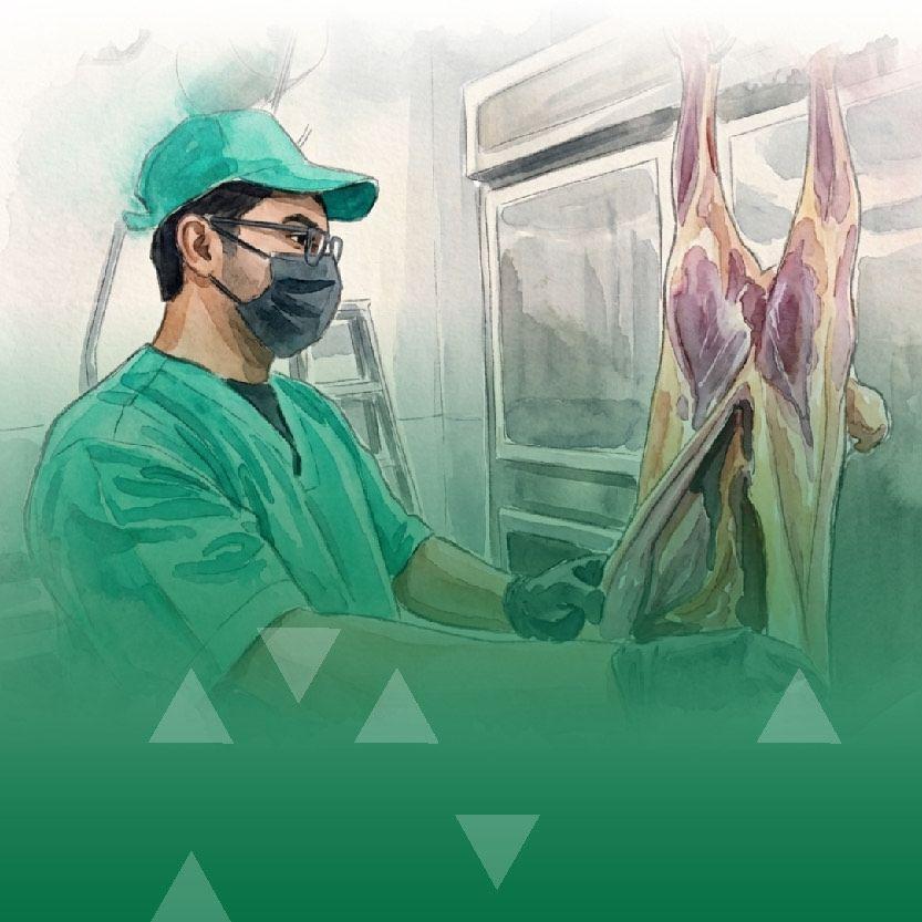 أمانة منطقة الرياض تلزم المسالخ بإصدار تصريح الذبح الإلكتروني بما يتوافق مع معايير وإجراءات الصحة والسلامة.