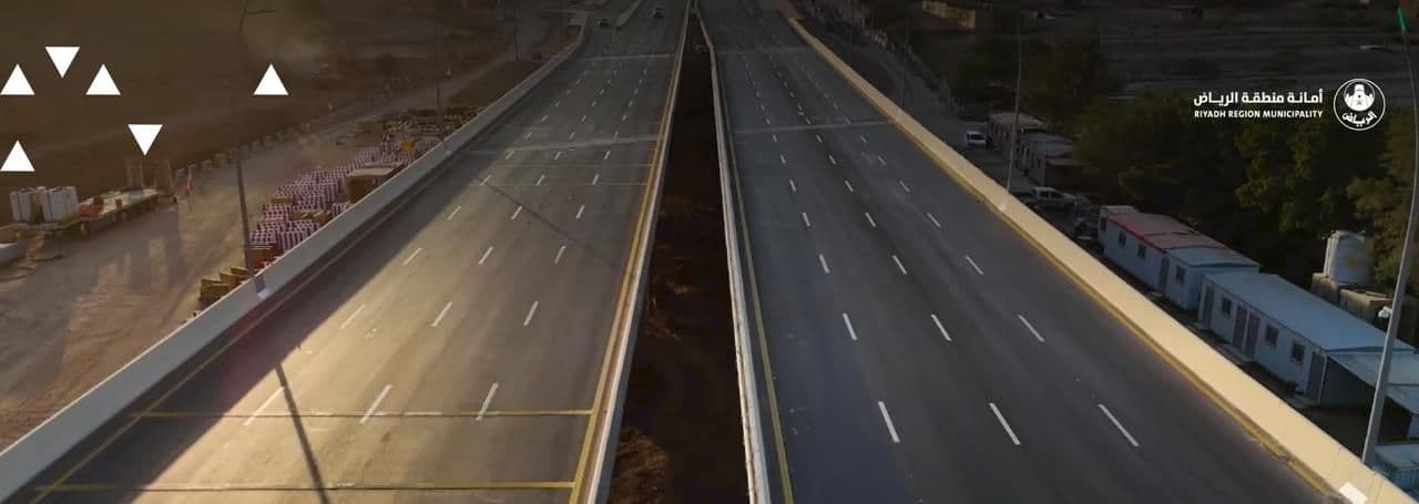 أمانة منطقة الرياض تفتتح جسر طريق الحائر عند تقاطعه مع وادي حنيفة